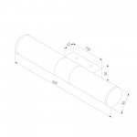 Настенный светодиодный светильник Venta Neo LED MRL LED 12W 1005 IP20 хром Elektrostandard