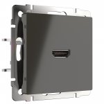 Розетка HDMI (серо-коричневый) WL07-60-11 Werkel
