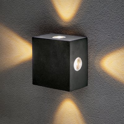 

Уличный настенный светодиодный светильник 1601 TECHNO LED Электростандарт черный, 1601 TECHNO LED Kvatra черный