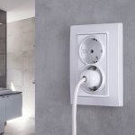 WL03-Frame-01-DBL-white/Рамка для двойной розетки (белый, basic) Werkel WL03-Frame-01-DBL-white