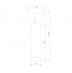Светильник спот Elektrostandard DLR023 12W 4200K хром матовый