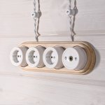 Рамка на 4 поста (светлый бук) WL15-frame-04 Werkel