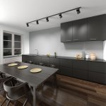 Трековый светодиодный светильник для однофазного шинопровода Klips Черный 15W 4200K LTB21 Elektrostandard