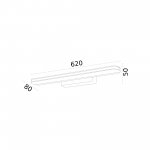 Настенный светодиодный светильник Tersa LED MRL LED 1080 хром Elektrostandard