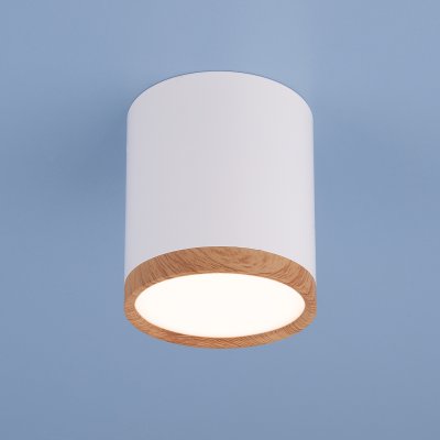 

Точечный светильник из металла Elektrostandard DLR024 6W 4200K, DLR024 6W 4200K белый матовый/светлый дуб