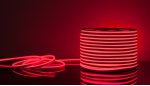 Светодиодный гибкий неон Гибкий неон 220V 9,6W 120Led 2835 IP67 односторонний красный, 50м Elektrostandard