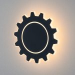 Настенный светодиодный светильник Gear L LED MRL LED 1100 черный Elektrostandard