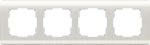 Рамка на 4 поста (перламутровый) WL12-Frame-04 Werkel