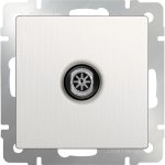 ТВ-розетка оконечная (перламутровый рифленый) WL13-TV Werkel