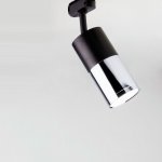 Трековый светодиодный светильник для однофазного шинопровода Avantag Черный матовый/хром 6W 4200K LTB27 Elektrostandard
