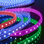 Лента светодиодная Premium 220V 14,4W 60Led 5050 IP65, 50 м, мульти, без проводов (LS012 220V) Elektrostandard