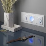 Диммер с подсветкой (белый) WL01-DM600-LED Werkel