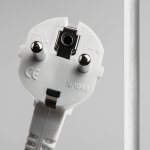 Розеточный блок 4-х местный + 3 USB белый/черный Werkel WL20-04-03