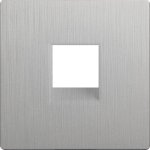 Накладка для RJ11 (серебряный рифленый) WL09-RJ-11-CP Werkel