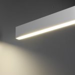 Линейный светодиодный подвесной односторонний светильник 128см 25Вт 4200К матовое серебро 101-200-30-128 Elektrostandard