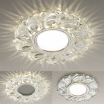 Встраиваемый точечный светильник с LED подсветкой 2219 MR16 CL прозрачный Elektrostandard