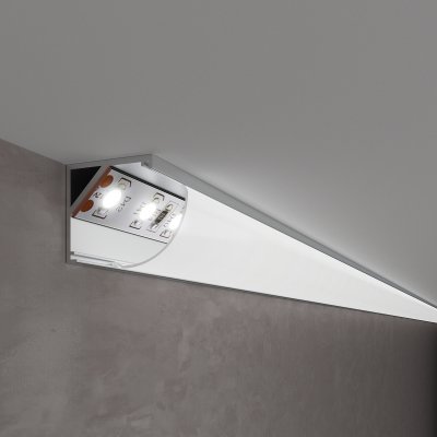 

LL-2-ALP008 Угловой алюминиевый профиль для LED ленты (под ленту до 10mm) Электростандарт, LL-2-ALP008 Угловой алюминиевый профиль для LED ленты