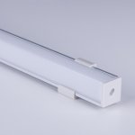 Квадратный угловой алюминиевый профиль для светодиодной ленты LL-2-ALP009 Elektrostandard