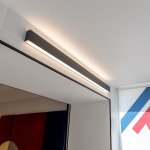 Линейный светодиодный накладной двусторонний светильник 103см 40Вт 3000К черная шагрень 101-100-40-103 Elektrostandard