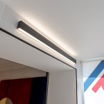 Линейный светодиодный накладной двусторонний светильник 128см 50Вт 4200К черная шагрень 101-100-40-128 Elektrostandard