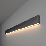 Линейный светодиодный накладной односторонний светильник 103см 20Вт 3000К черная шагрень 101-100-30-103 Elektrostandard