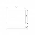 Накладной светодиодный светильник DLS034 18W 4200K Elektrostandard