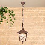 Lyra H брауни уличный подвесной светильник IP44 GL 1012H Elektrostandard