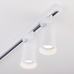 Трековый светильник для однофазного шинопровода Vetro GU10 Белый MRL 1001 Elektrostandard