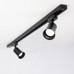 Трековый светильник для однофазного шинопровода Vetro GU10 Черный MRL 1001 Elektrostandard