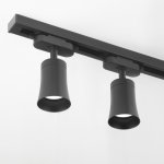 Трековый светильник для однофазного шинопровода Vetro GU10 Черный MRL 1001 Elektrostandard