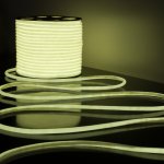 Светодиодный гибкий неон Гибкий неон 220V 9,6W 144Led 2835 IP67 круглый холодный белый, 50 м Elektrostandard