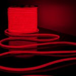 Светодиодный гибкий неон Гибкий неон 220V 9,6W 144Led 2835 IP67 круглый красный, 50 м Elektrostandard