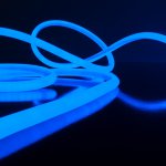 Светодиодный гибкий неон Гибкий неон 220V 9,6W 144Led 2835 IP67 круглый синий, 50 м Elektrostandard