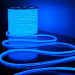 Светодиодный гибкий неон Гибкий неон 220V 9,6W 144Led 2835 IP67 круглый синий, 50 м Elektrostandard