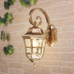 Dorado D черное золото уличный настенный светильник GL 1013D Elektrostandard