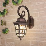 Dorado D кофейное золото уличный настенный светильник GL 1013D Elektrostandard