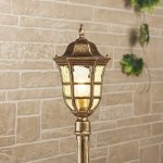 Dorado F черное золото уличный светильник на столбе IP44 GL 1013F Elektrostandard