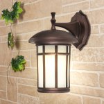 Lepus D кофейное золото уличный настенный светильник GL 1016D Elektrostandard