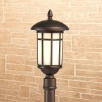 Lepus F кофейное золото уличный светильник на столбе IP44 GL 1016F Elektrostandard