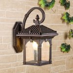 Светильник настенный уличный Elektrostandard Corvus D капучино