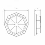 Telarana S капучино уличный настенный светильник GL 1023D Elektrostandard