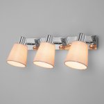 Светильник Eurosvet 20080/3 хром/бежевый