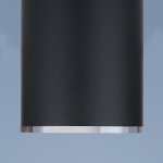 Накладной акцентный светильник DLN101 GU10 BK черный Elektrostandard
