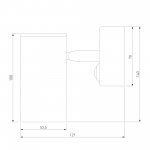 Настенный светильник Rutero GU10 SW MRL 1003 черный Elektrostandard