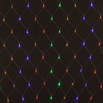 Праздничная гирлянда сеть мульти 1,5*1,5м IP20 300-001 Eurosvet