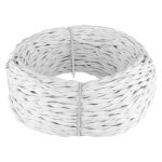 Ретро кабель витой  3х2,5  (белый) 20м Werkel Ретро кабель витой  3х2,5  (белый) 20м