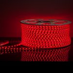 Лента 220 В Лента светодиодная 220V 4,8W 60Led 2835 IP65 красный, 50 м (LS004 220V) Elektrostandard