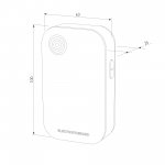 Звонок беспроводной 36M IP40 DBQ22M WL черный Elektrostandard