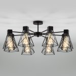 Люстра потолочная Eurosvet 70107/8 черный