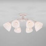 Люстра Eurosvet 30156/8 белый с золотом Camilla